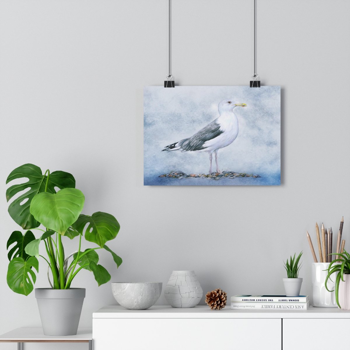 Caspian gull – Giclée Art Print